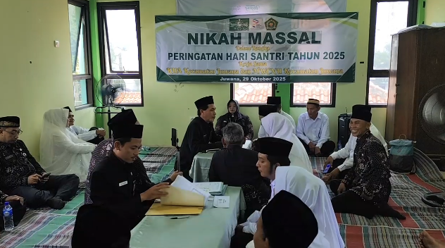 Enam Pasangan Ikuti Nikah Masal NU Juwana Peringati Hari Santri