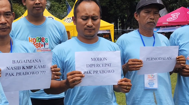 Kopdes Merah Putih Gelar Aksi Kreatif Desak Perhatian Presiden