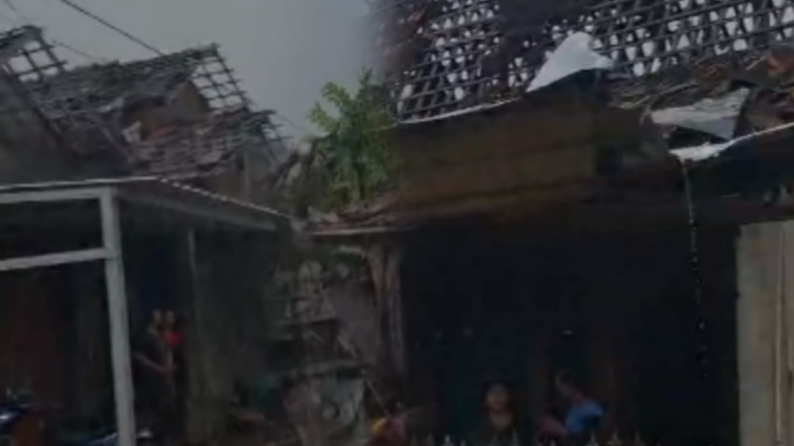 Puting Beliung Rusak Puluhan Rumah