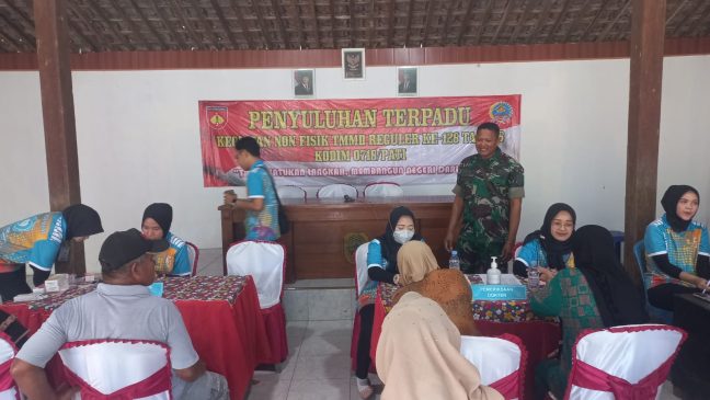 TMMD Pati Perkuat Layanan Kesehatan Desa Godo