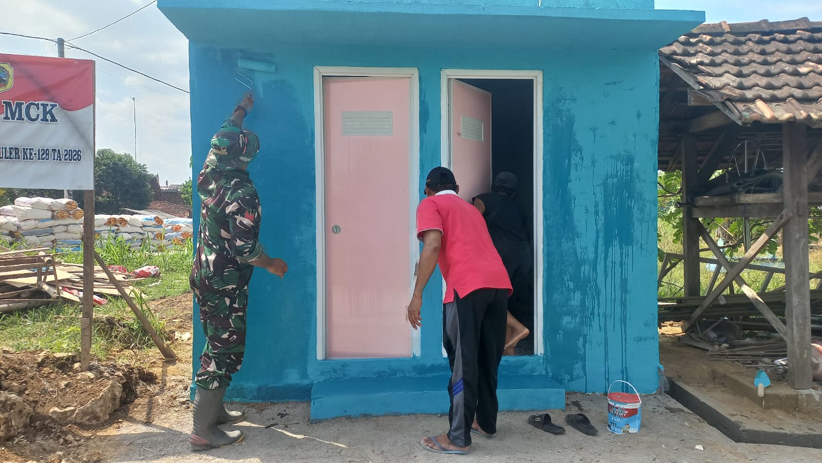 TMMD Pati Tuntaskan Sanitasi Dan Rumah Warga
