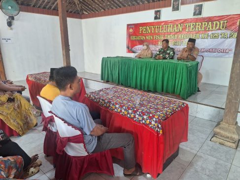 TMMD Pati Gelar Penyuluhan Wawasan Kebangsaan Warga Desa