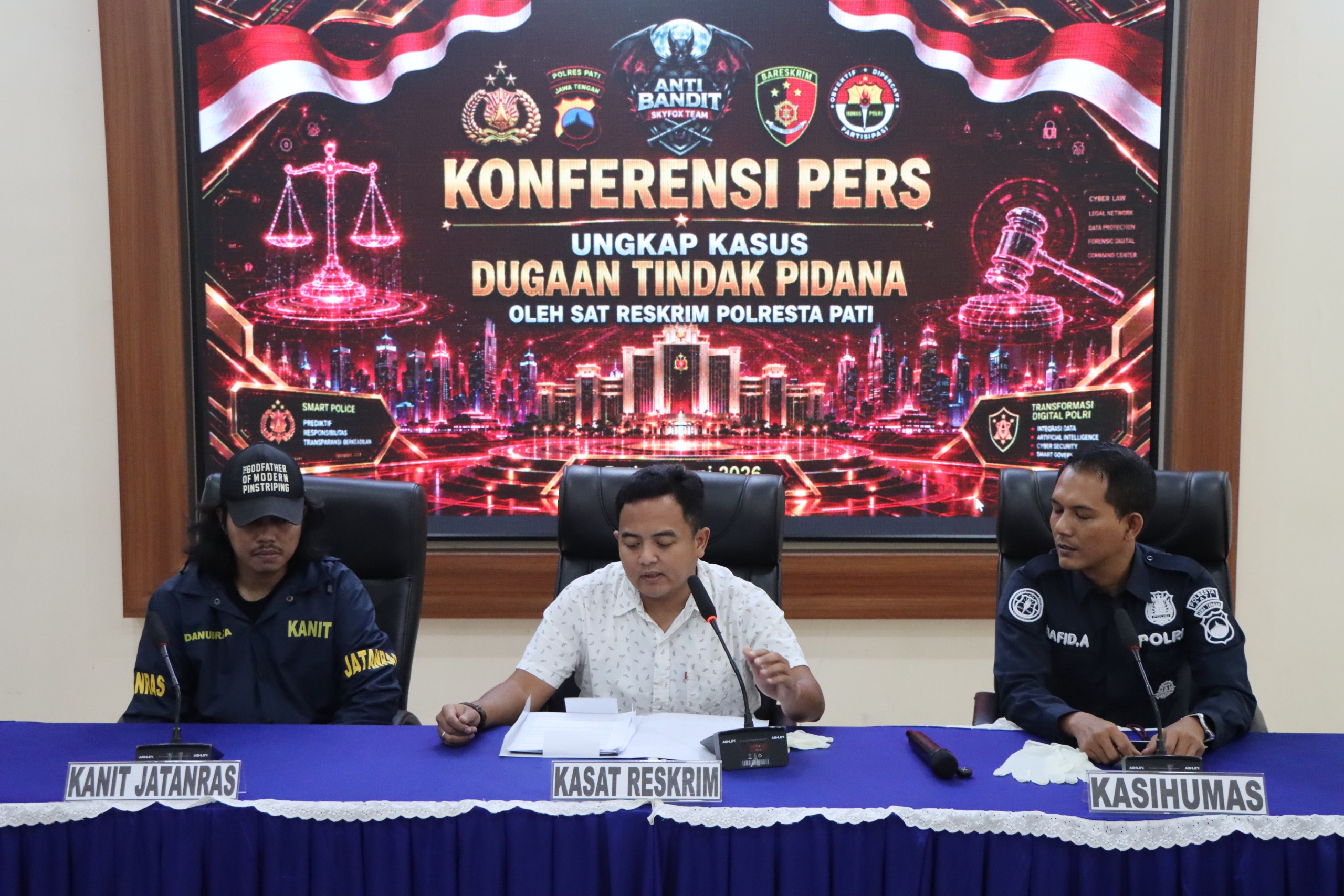 Polresta Pati Ungkap Aksi Pengeroyokan di Waduk Gembong